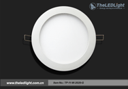 LED light panel round 11W 20cm